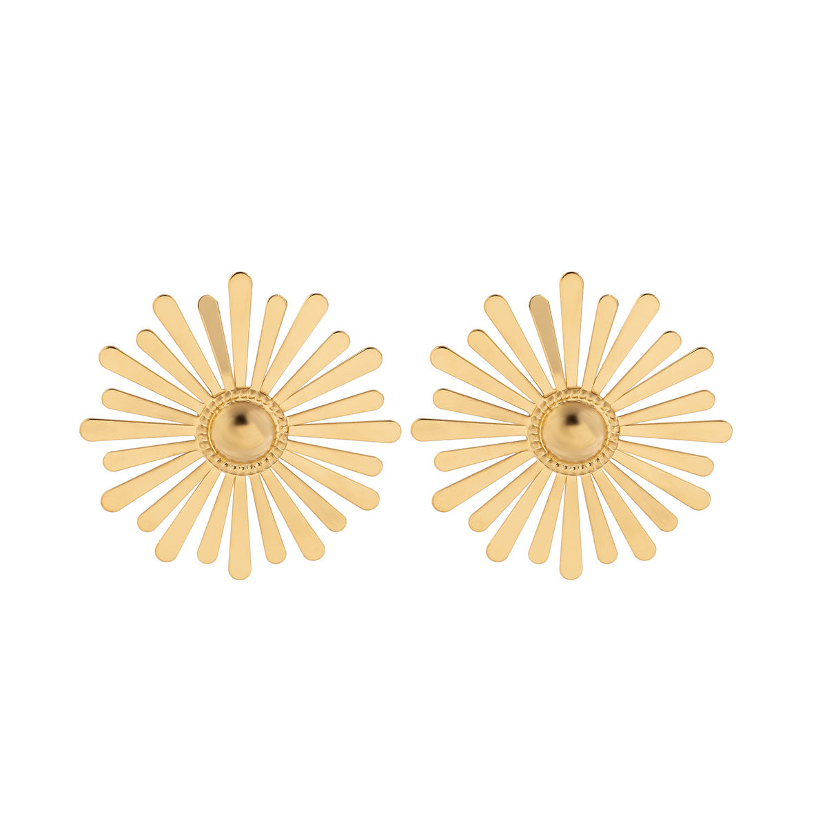 Wholesale Simple Sunflower Earrings
